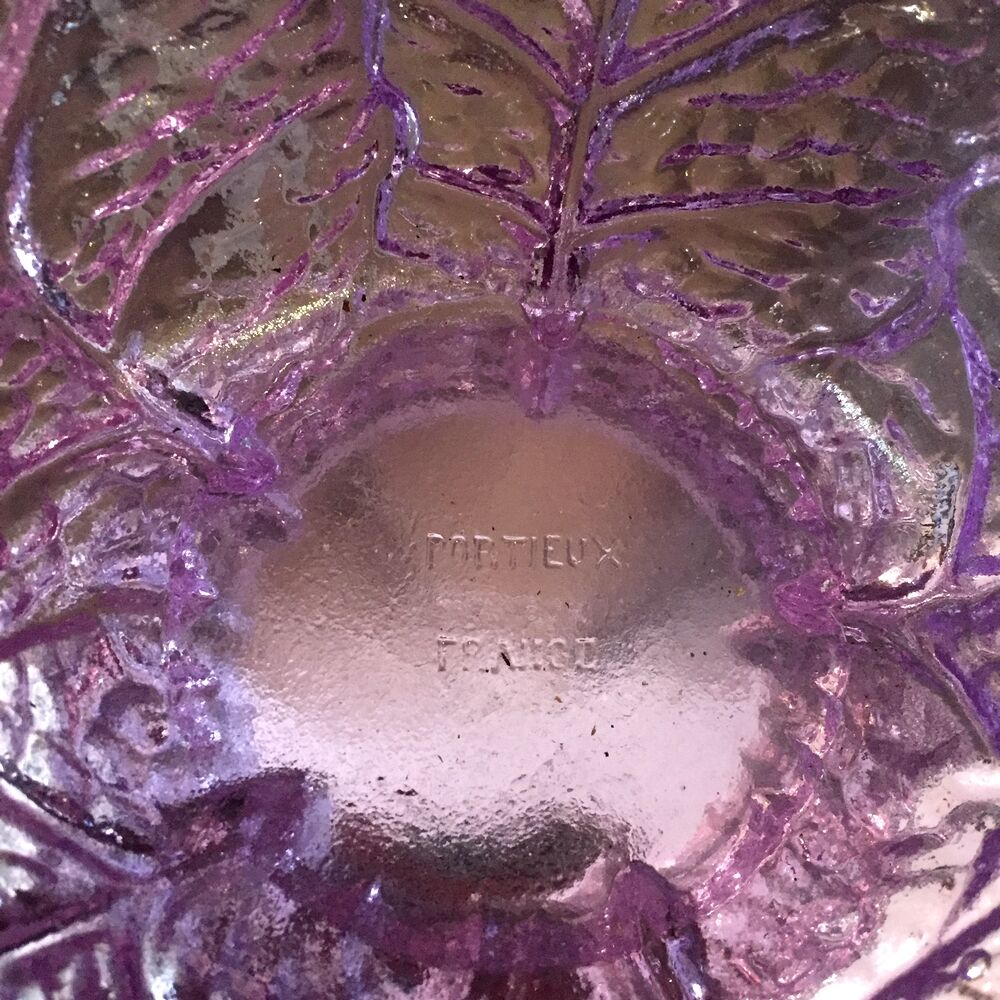 Purple portieux glass cabbage