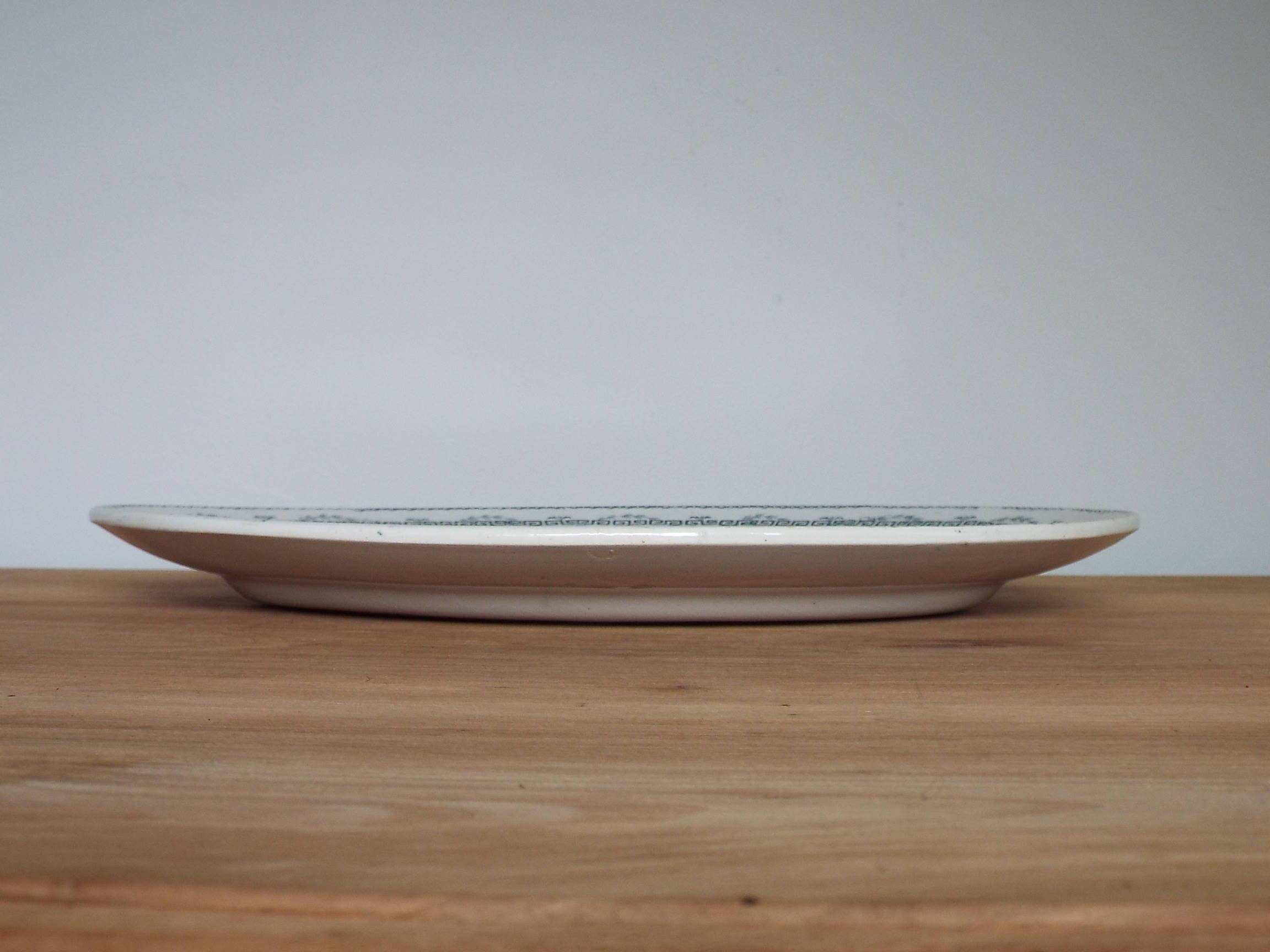 Iron earth oval dish