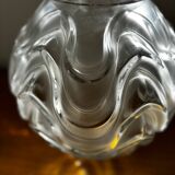 Vase en cristal lalique france – modèle “vibration” (2006) – parfait état
