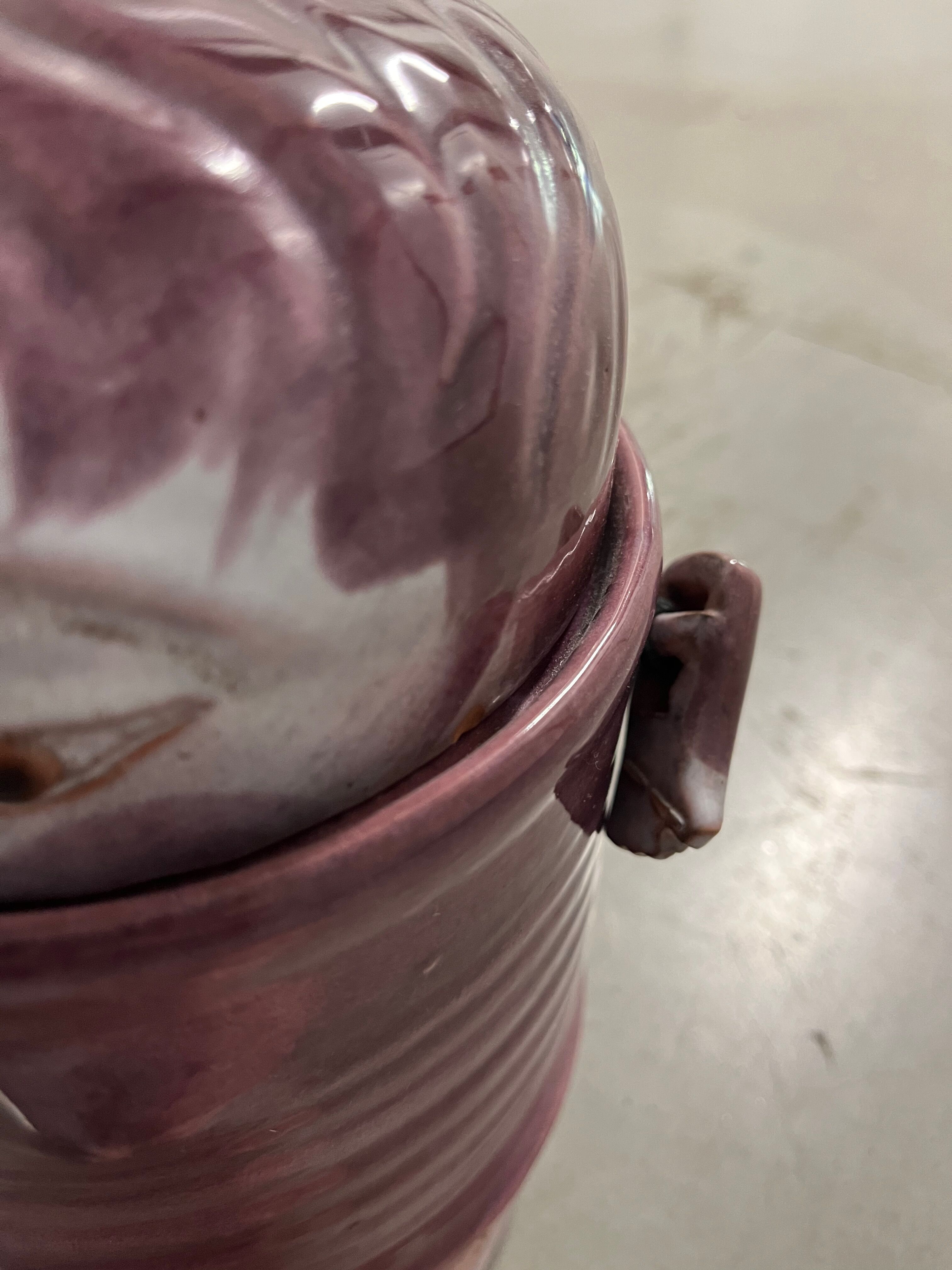 French Cloutier Frères Earthenware Jar, 1960s