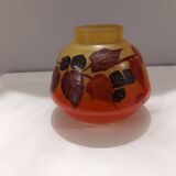 Glass vase art deco 1930
