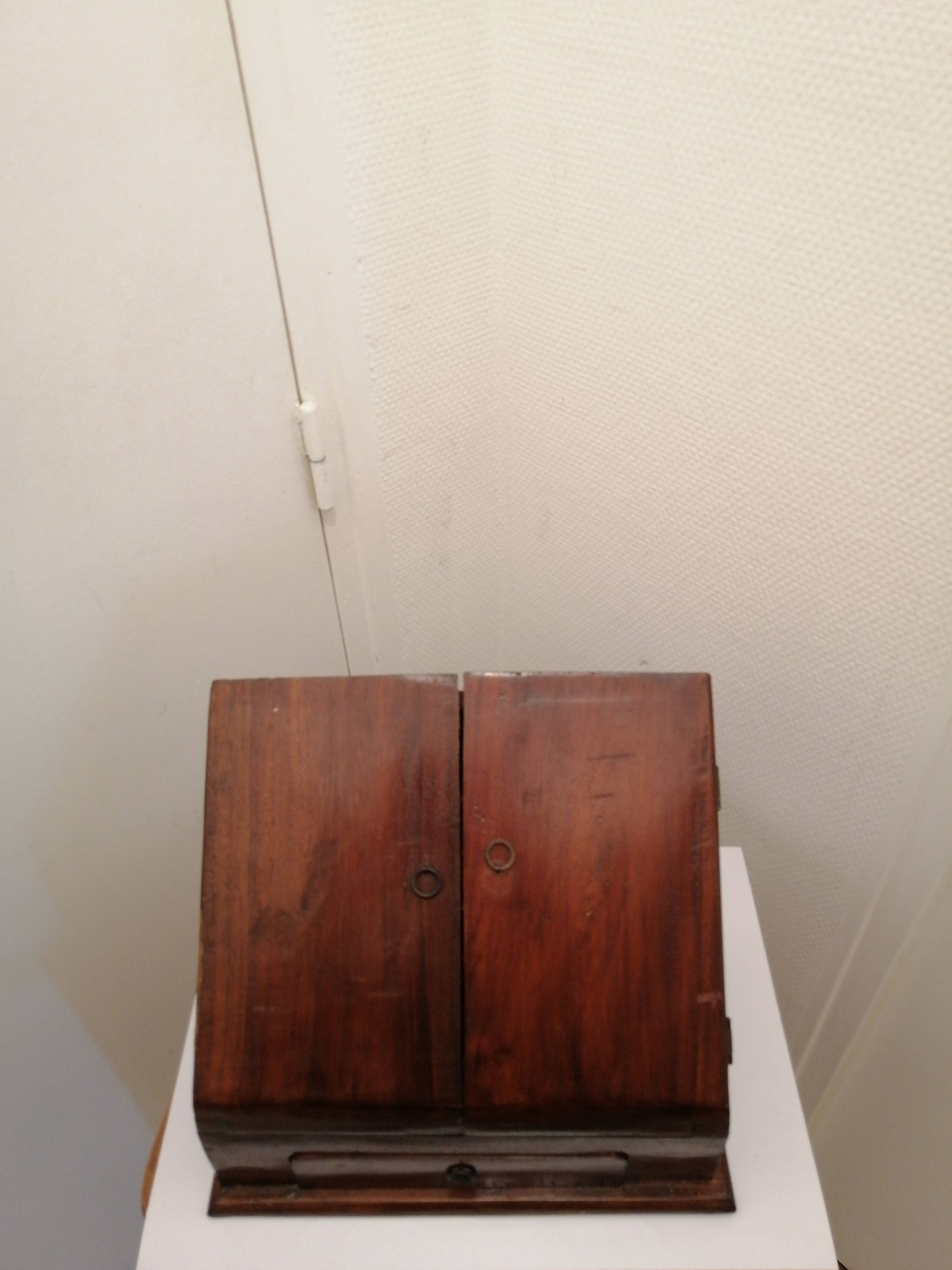 Vintage solid wood mail holder