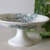 Floreal fruit bowl, from the Faïencerie Nouvelle de Givors, iron earth
