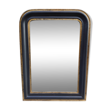 Mirror Louis Philippe black and gold to 1860 105cm x 76cm