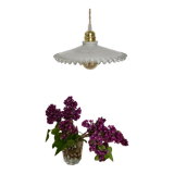 Vintage opaline pendant lamp