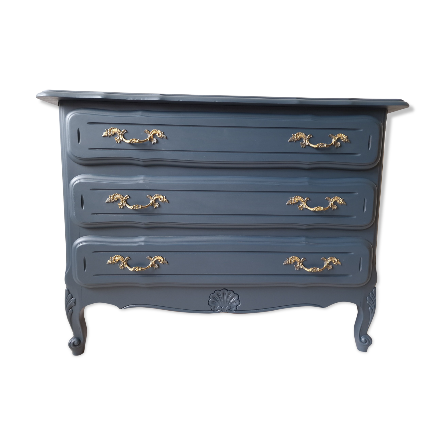 Commode bleue