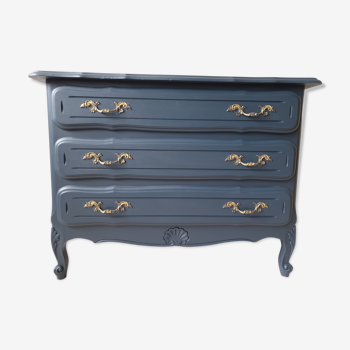 Commode bleue