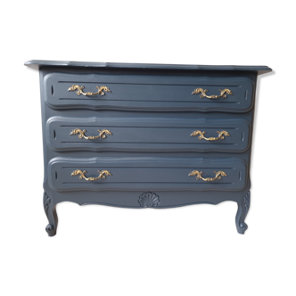 Blue chest of drawers