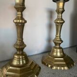 Pair of Regency style candlesticks
