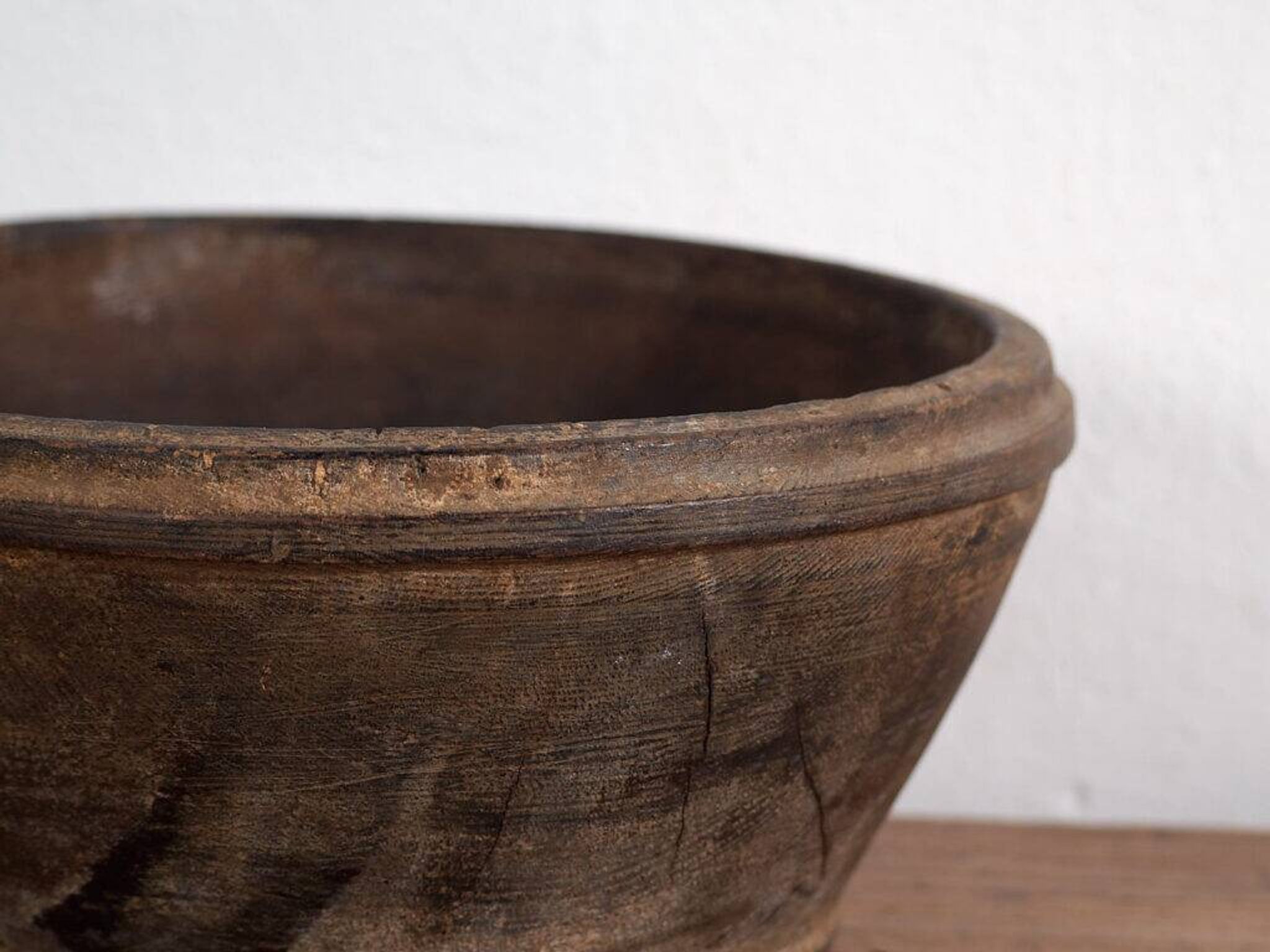 Coupe ancienne en bois massif (c.1900) #16