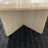 Travertine coffee table from the 70s Italy
