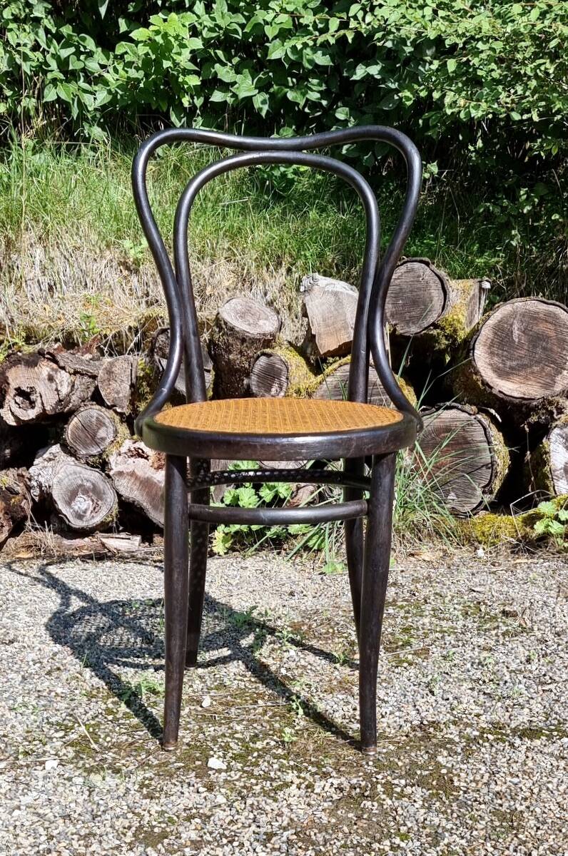 Chaise bistrot j&j kohn n°55 début xxe