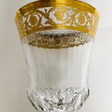 6 crystal wine glasses from Saint Louis thistle model