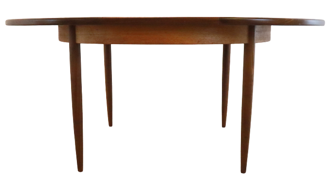 Round g-plan vintage dining table extendable 'breadsell'