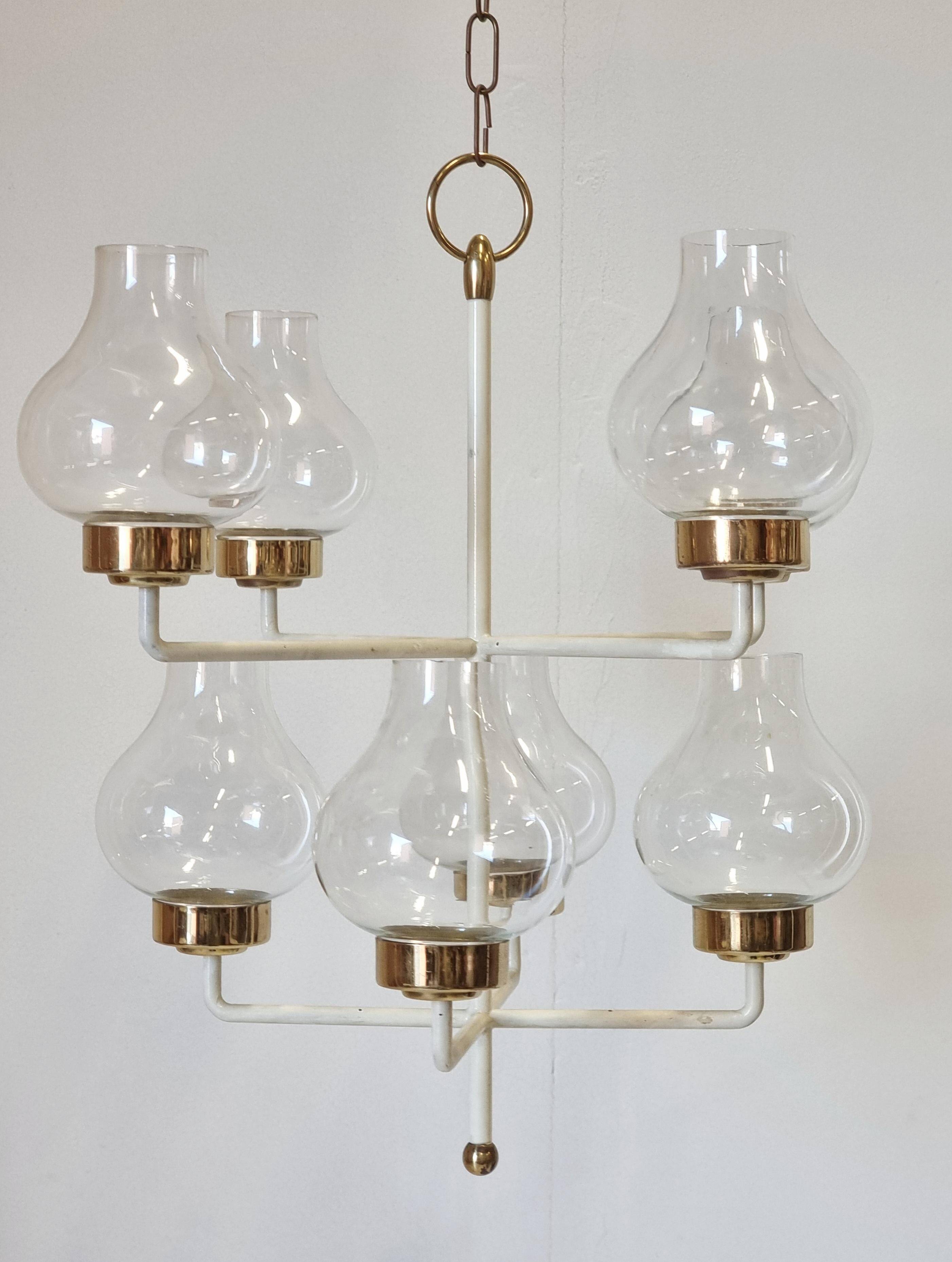 Hans Bergström, Chandelier "Ofir Octav" by Ateljé Lyktan, Modern Scandinavian