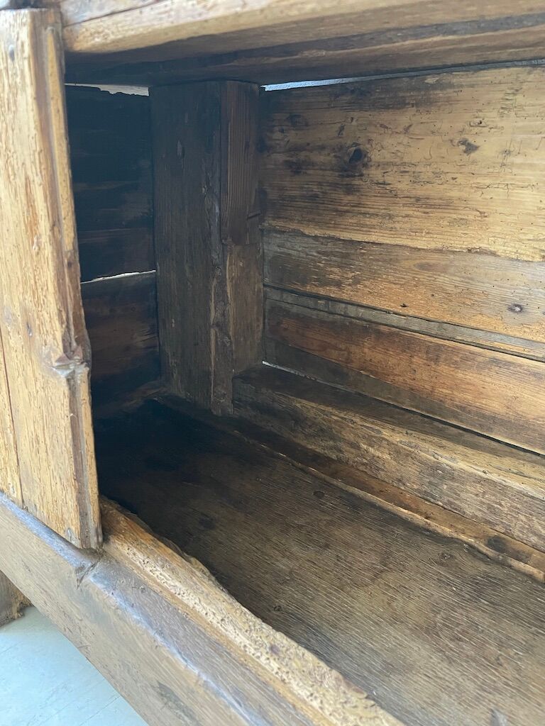 Established former brutalist console oak pine