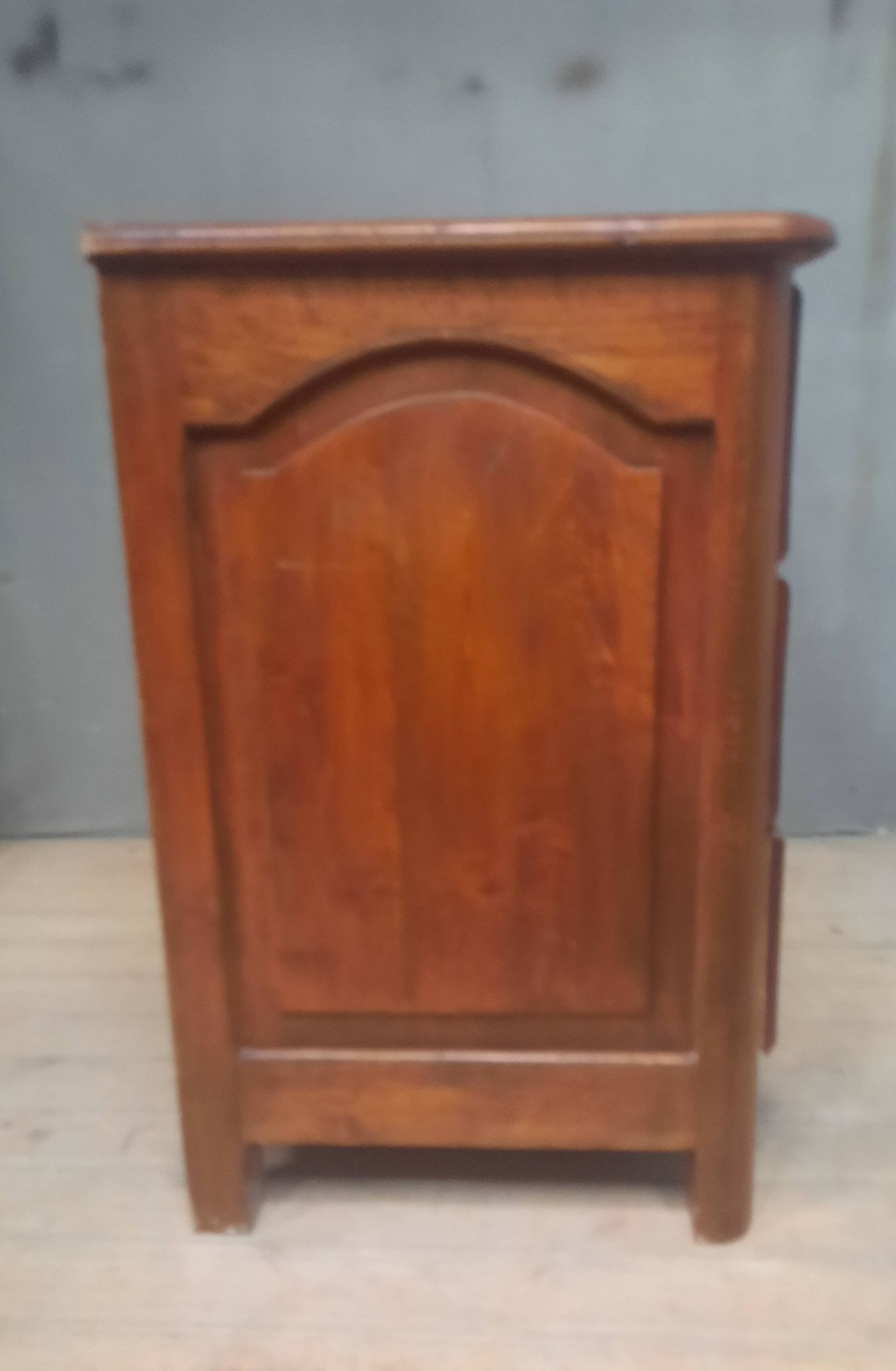 Louis XIV style commode in natural wood