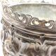 Old planter decorations medallion brass / bronze deco flower garden