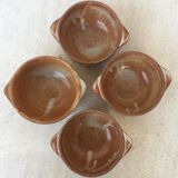 Set of 4 stoneware bowls