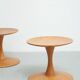 Set of 2x stools by Nanna Ditzel for Kolds Sawmill, 1960s