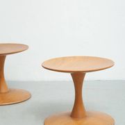 Set of 2x stools by Nanna Ditzel for Kolds Sawmill, 1960s