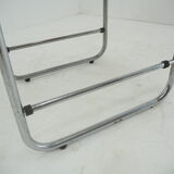 midcentury chrome side table, 1960s