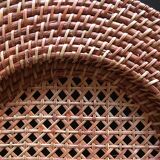 Set of 6 wicker and rattan undertributions