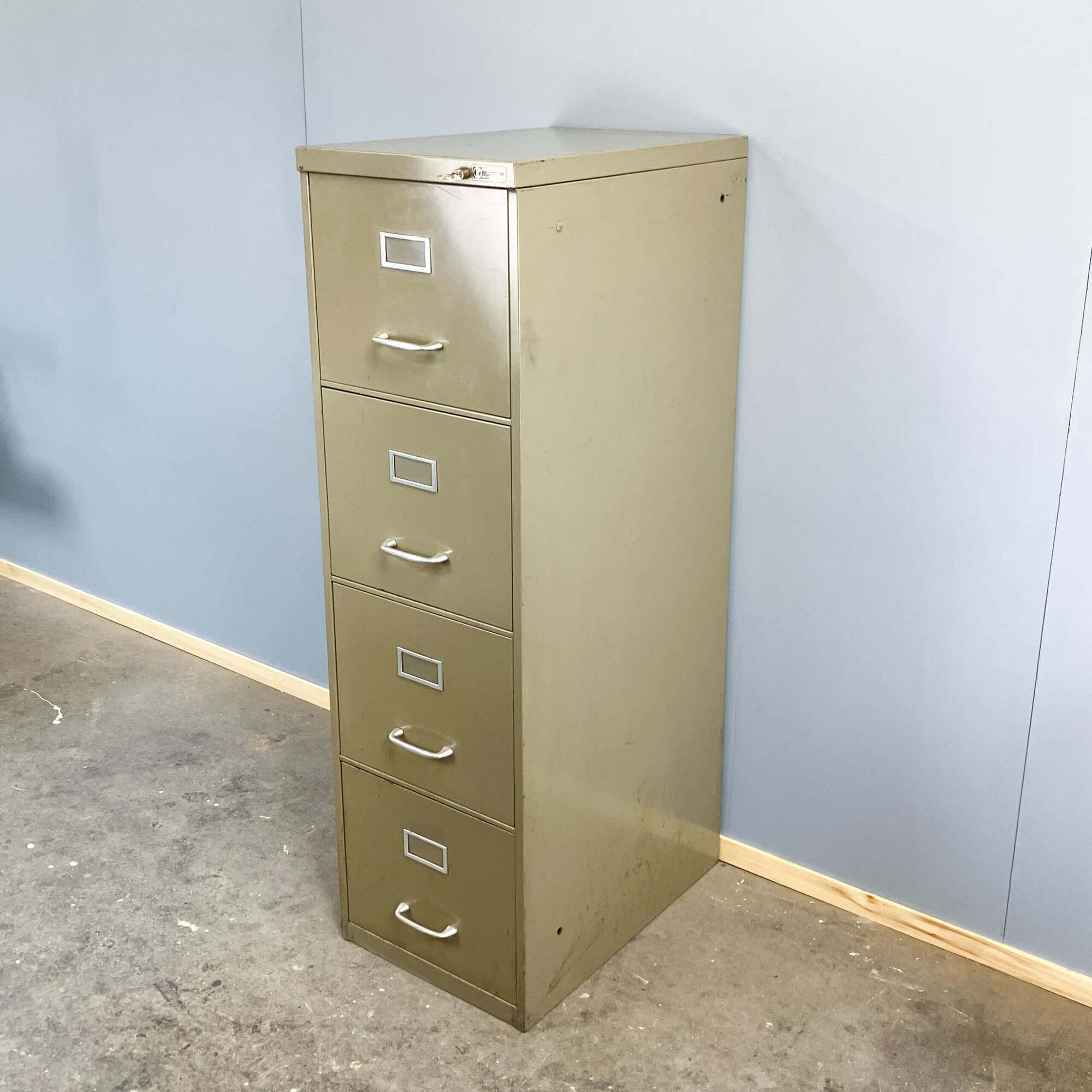 Large office or workshop cupboard by Pohlschröder, lacquered steel, 1970s