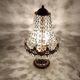 Lampe de table en cristal. Espagne, années 1970.