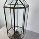 Lampe en laiton et verre