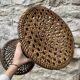 Tabouret diabolo en cannage vintage