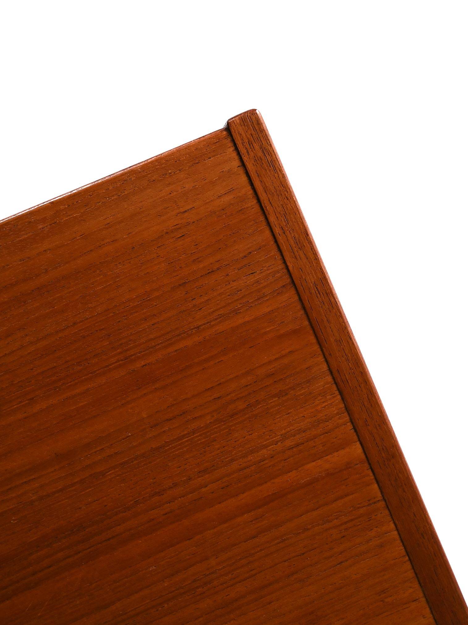 Teak sideboard with sliding door