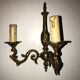 Pair of Louis XV style bronze wall sconces