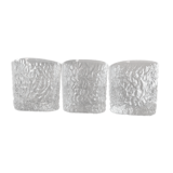 Series of 3 whiskey glasses