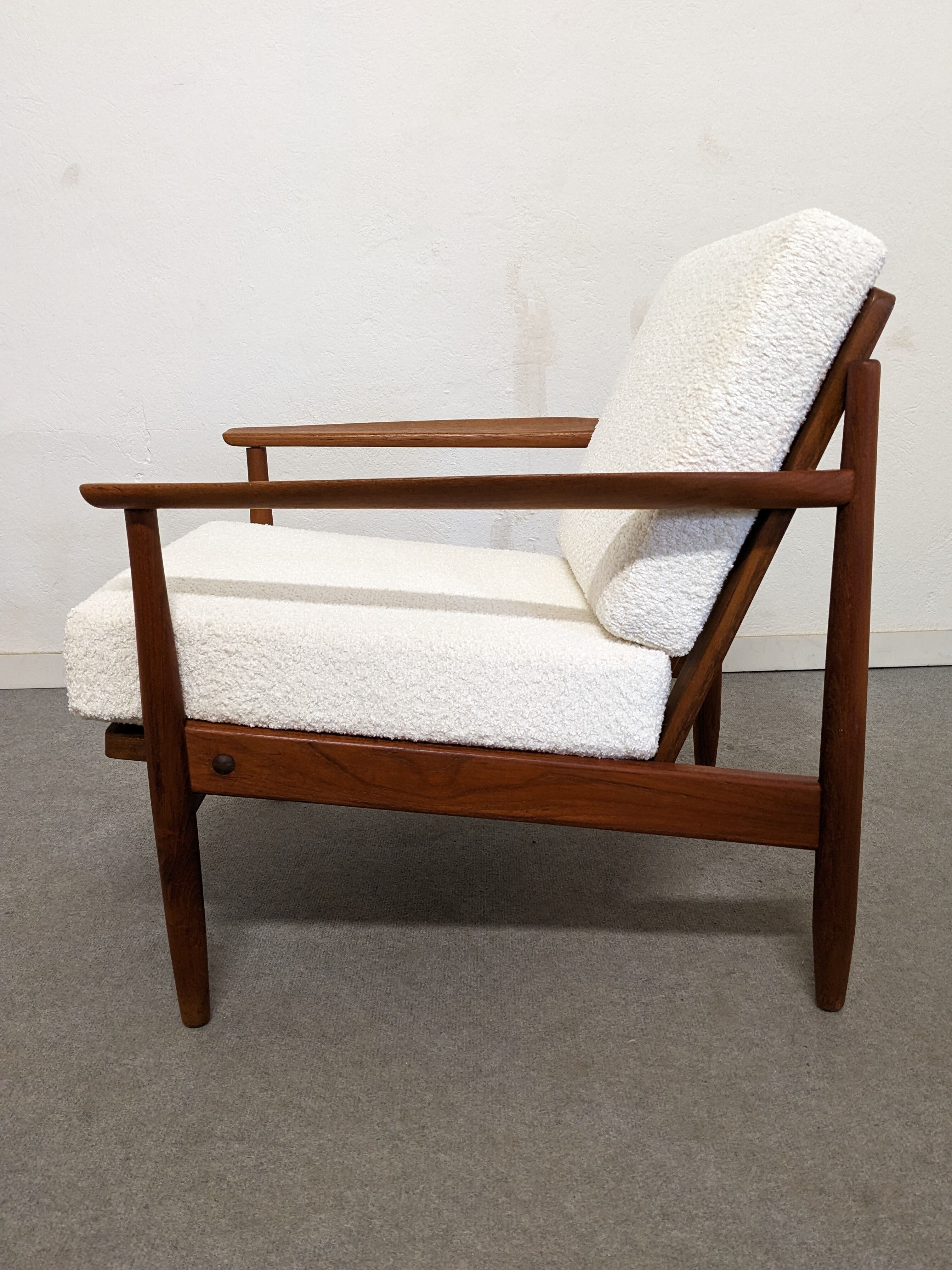 Pair of Danish teak armchairs from the 50s/60s