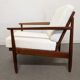 Pair of Danish teak armchairs from the 50s/60s