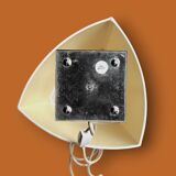 Hollywood Regency table lamp in gold brass and onyx - 1970s