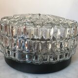 Vintage moulded glass ceiling light