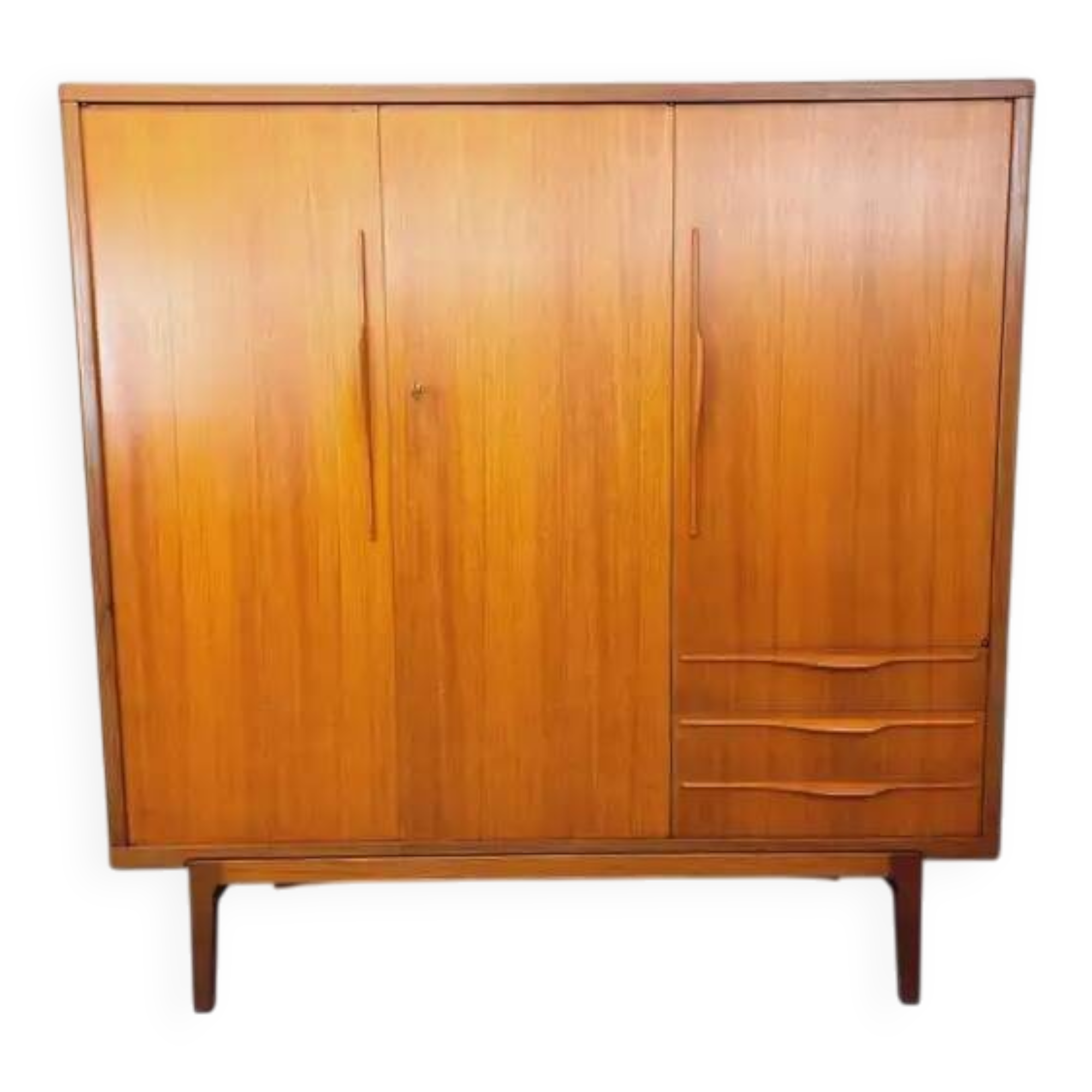 Vintage Scandinavian teak wardrobe – 1960s