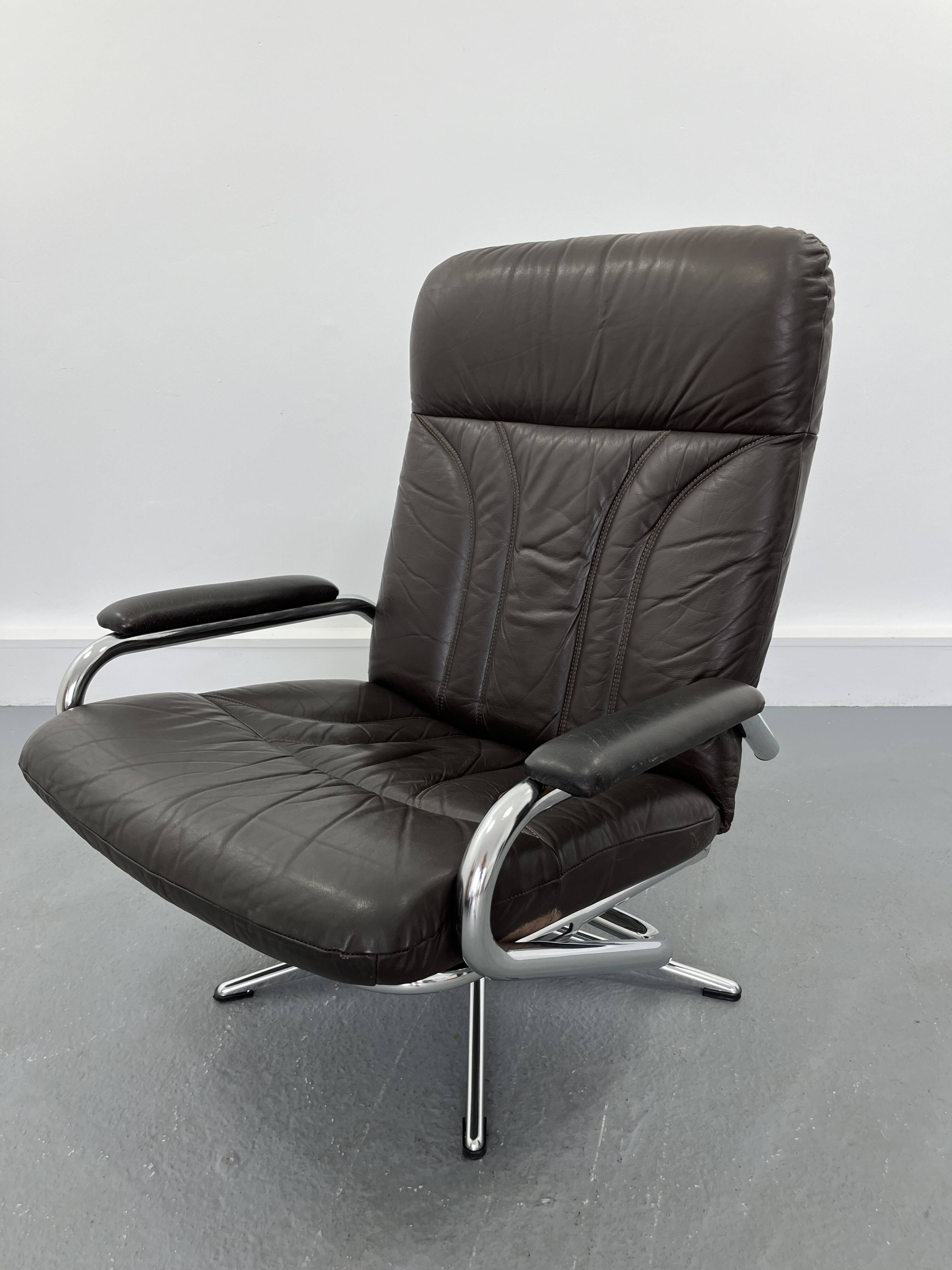 Leather armchair, 1960s