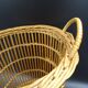 Wicker wastepaper basket