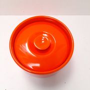 Boite en céramique orange Pino Spagnolo pour Sicart