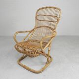 Bamboo armchair by Tito Agnoli, 1960s