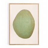Large painting 50x70cm illustration pebble signed Eawy