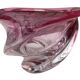 Vase Wave Val-Saint-Lambert rubis sommerso design Delvenne 1950