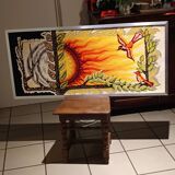 Tapisserie murale "Solstice" en laine fait main Steiner Frères