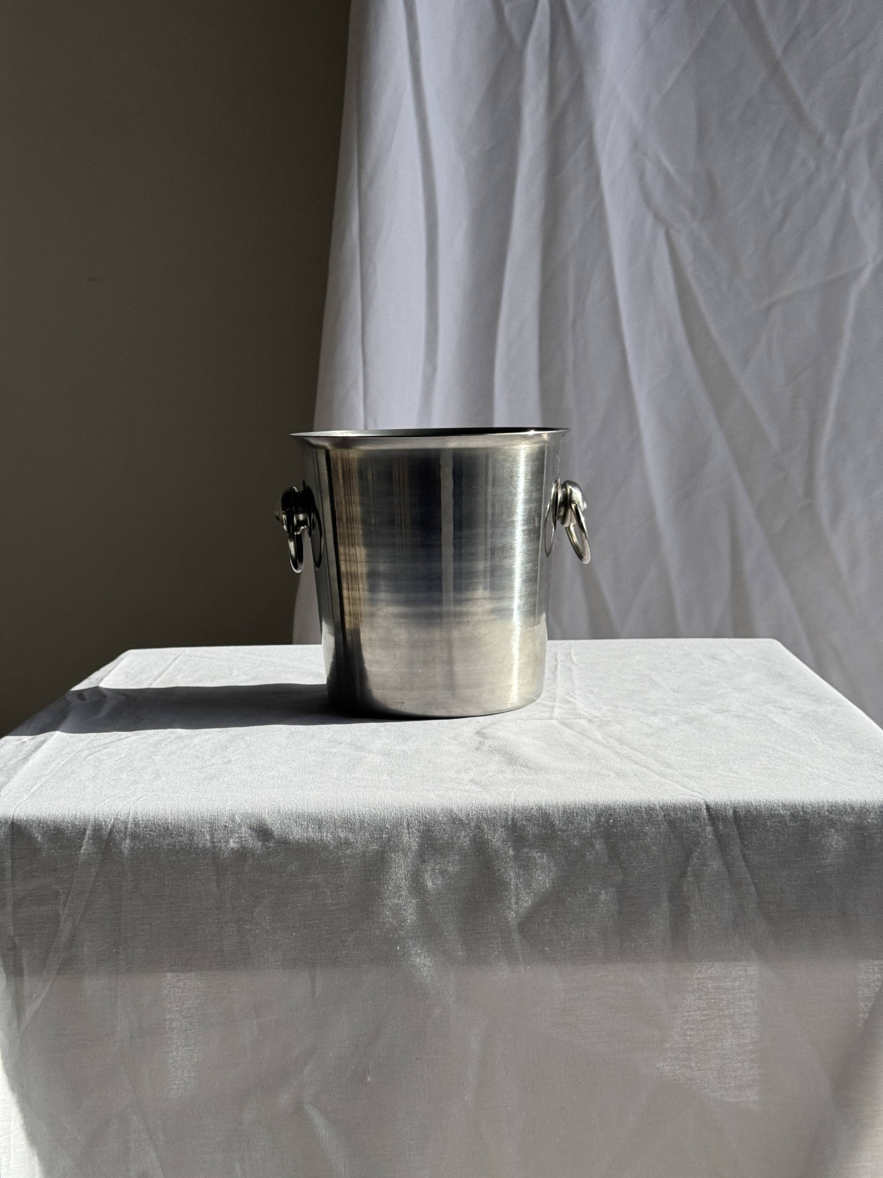 Vintage silver-plated champagne bucket H19
