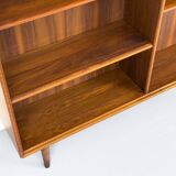 Large Walnut Bookcase by Bertil Fridhagen for Bodafors, 1969