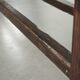 Banc de couloir antique espagnol / banc de table à manger du XVIIIe siècle