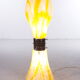 Carlo Nason model Lipstick Design Floor Lamp, Made by Mazzega Italy.
